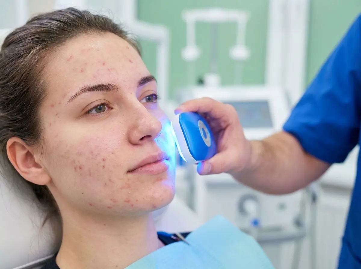 Treating Skin Conditions with Therapeutic Blue Light Therapy for Acne