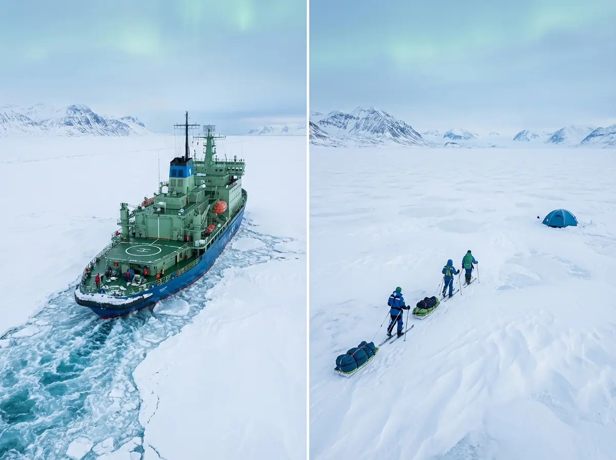 Choosing Your North Pole Tour: Primary Arctic Expedition Methods