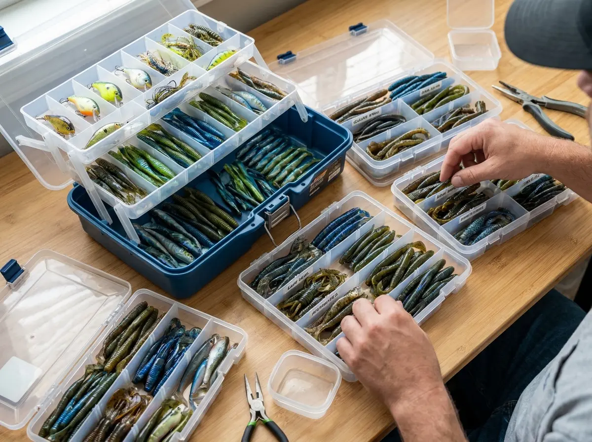 Systematic Sorting and Categorizing Your Artificials and Soft Plastics