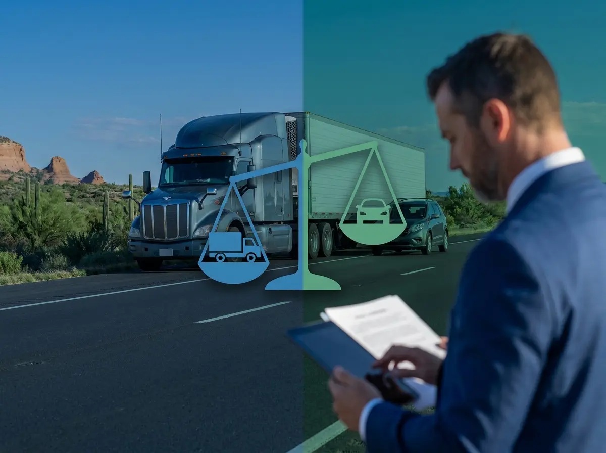 Semi-Truck Accident Lawyer Insights: Arizona Comparative Fault Laws and Your Personal Injury Claim
