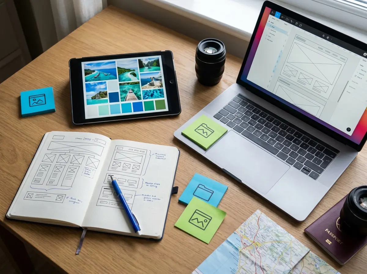 What should you plan before building your travel website?