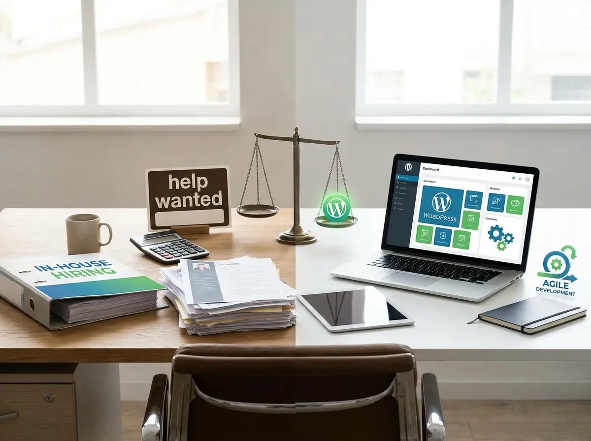The True Cost of In-House Hiring Versus Agile White Label WordPress Development Capacity