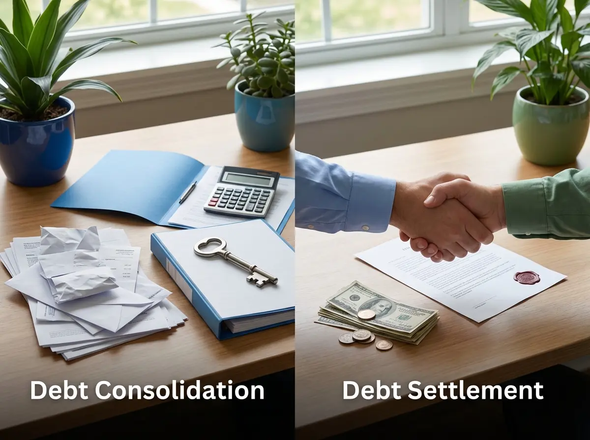 Debt Consolidation vs. Debt Settlement