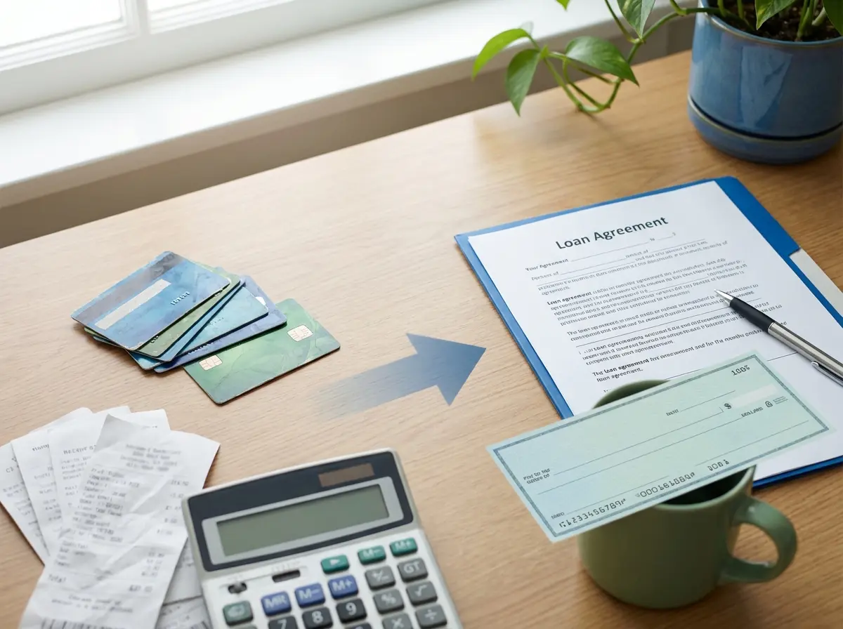 Debt Consolidation Monthly Payment Example: High-Interest Credit Cards to Personal Loan