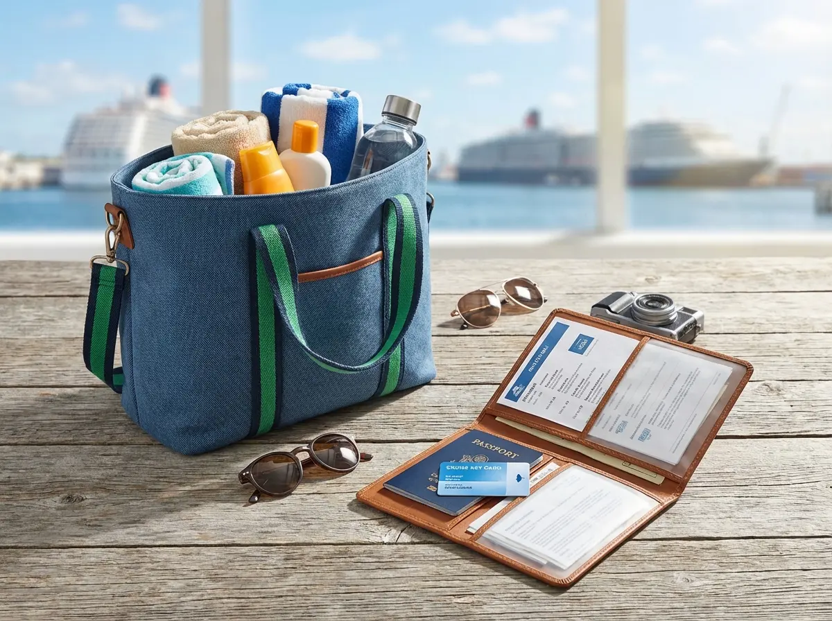 Cruise Essentials: Documents and Your Embarkation Day Bag