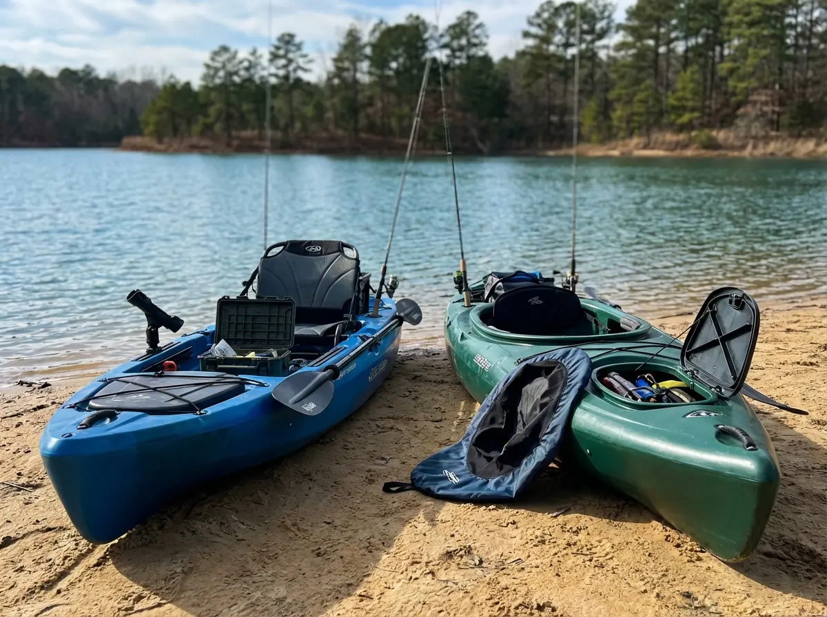 Choosing Between Sit-On-Top vs. Sit-In Kayaks for Beginner Kayak Angling